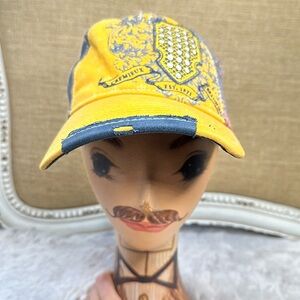 CREMIEUX Distressed Baseball Hat, NWT S/M Fitted
